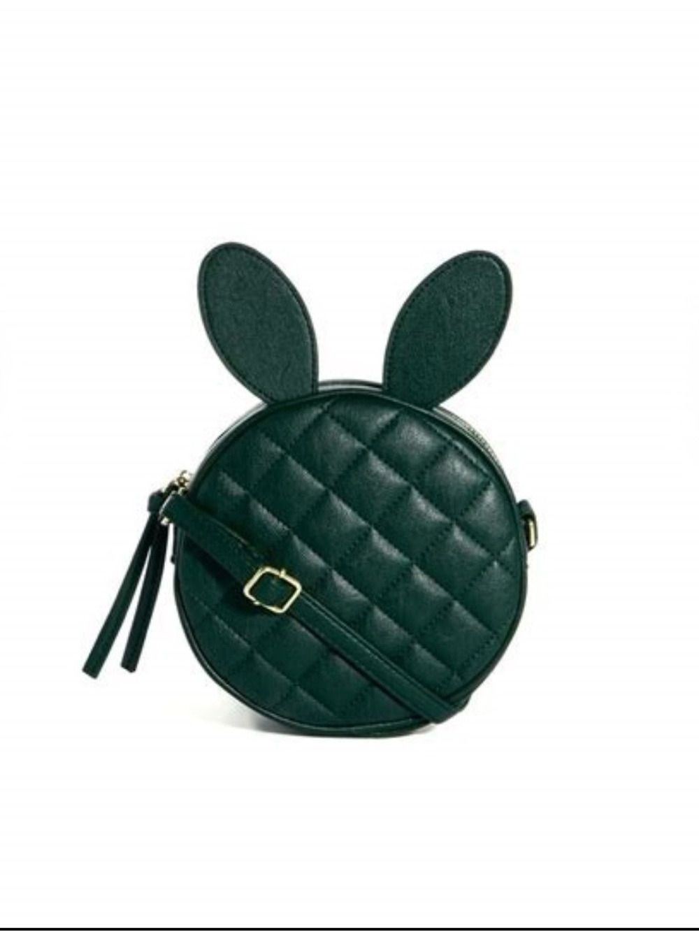 Round Black Bunny Ear Purse / ASOS Cross-body Quilted Shoulder Bag